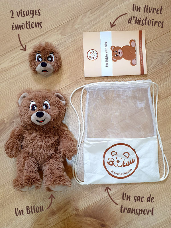Petit Kit : Bilou et 2 émotions