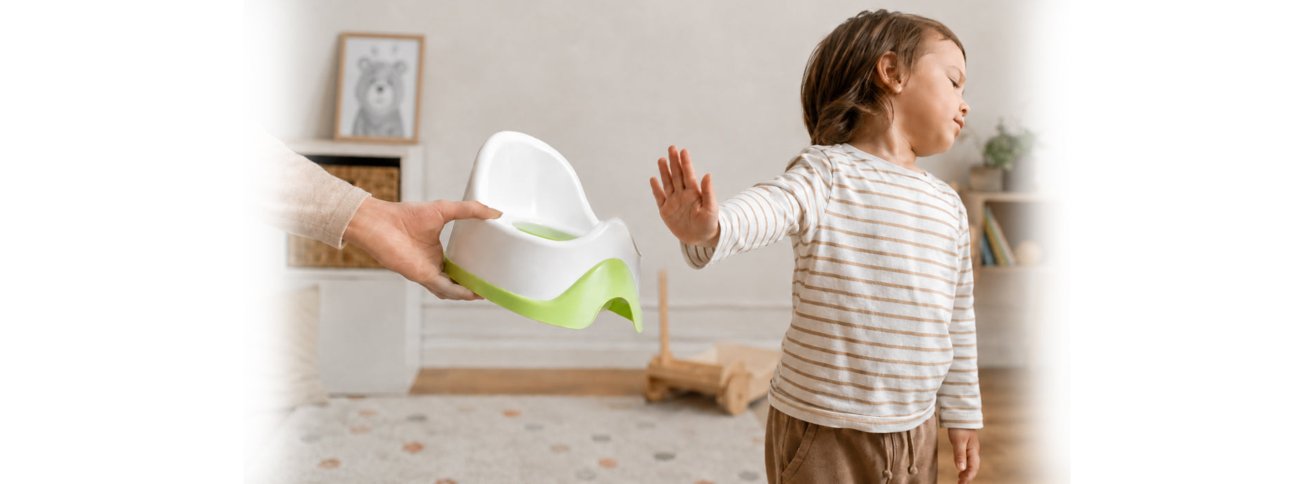 Mon enfant refuse le pot : que faire ? Nos solutions douces pour débloquer la situation